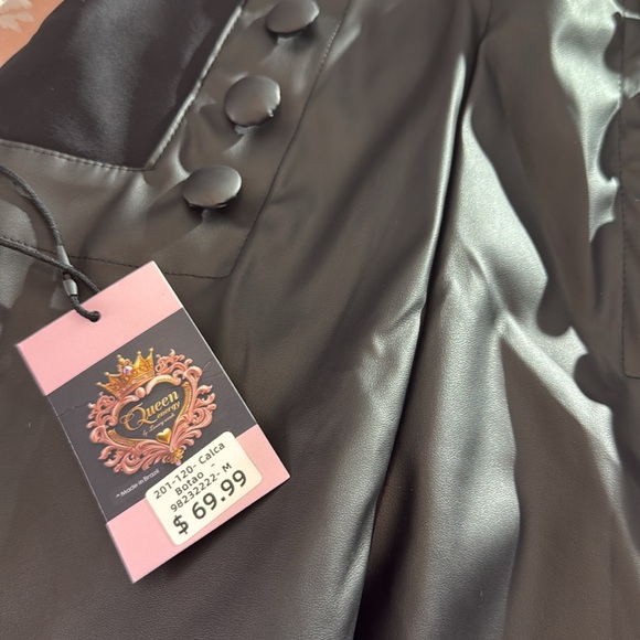 M -L BLACK LEATHER AND PRADA PANTS - REF 201 Brazilian imported - Picture 7 of 8